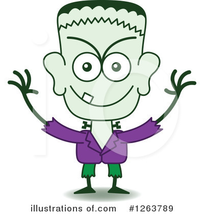 Royalty-Free (RF) Frankenstein Clipart Illustration by Zooco - Stock Sample #1263789