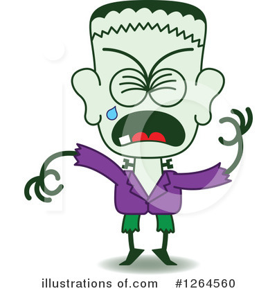 Royalty-Free (RF) Frankenstein Clipart Illustration by Zooco - Stock Sample #1264560
