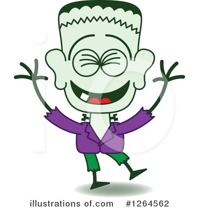 Royalty-Free (RF) Frankenstein Clipart Illustration by Zooco - Stock Sample #1264562