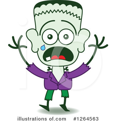 Royalty-Free (RF) Frankenstein Clipart Illustration by Zooco - Stock Sample #1264563
