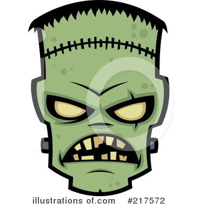 Royalty-Free (RF) Frankenstein Clipart Illustration by John Schwegel - Stock Sample #217572