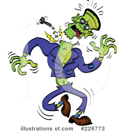 Royalty-Free (RF) Frankenstein Clipart Illustration by Zooco - Stock Sample #226773