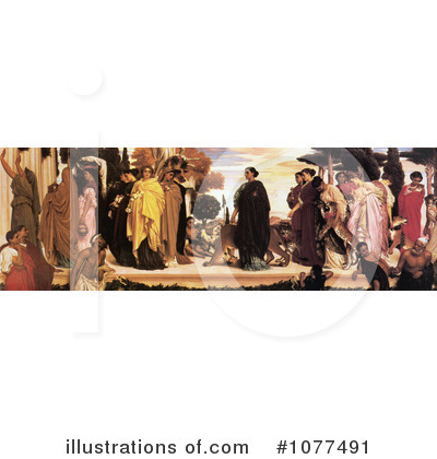 Royalty-Free (RF) Frederic Lord Leighton Clipart Illustration by JVPD - Stock Sample #1077491