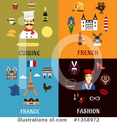 Royalty-Free (RF) French Clipart Illustration by Vector Tradition SM - Stock Sample #1358972