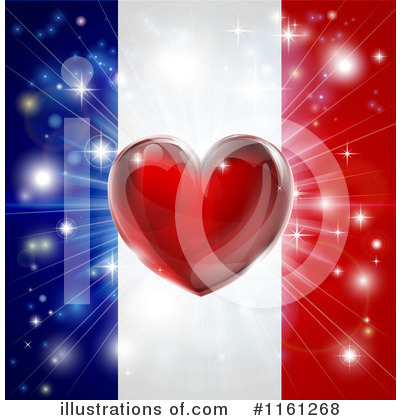 French Flag Clipart #1161268 by AtStockIllustration