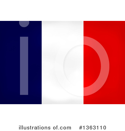 Royalty-Free (RF) French Flag Clipart Illustration by oboy - Stock Sample #1363110