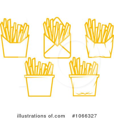 Royalty-Free (RF) French Fries Clipart Illustration by Vector Tradition SM - Stock Sample #1066327