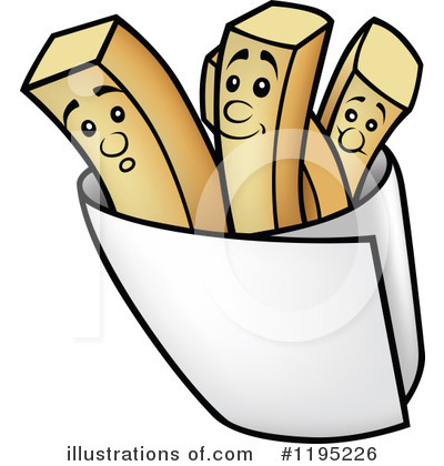 French Fries Clipart #1195226 by dero