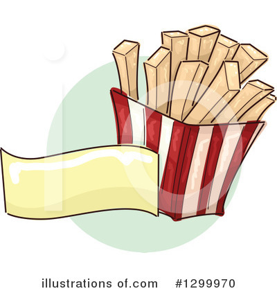 Royalty-Free (RF) French Fries Clipart Illustration by BNP Design Studio - Stock Sample #1299970