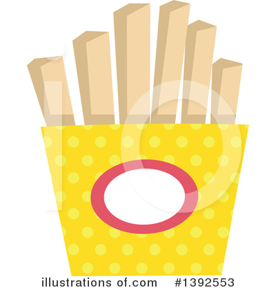 Royalty-Free (RF) French Fries Clipart Illustration by BNP Design Studio - Stock Sample #1392553