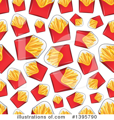 Royalty-Free (RF) French Fries Clipart Illustration by Vector Tradition SM - Stock Sample #1395790