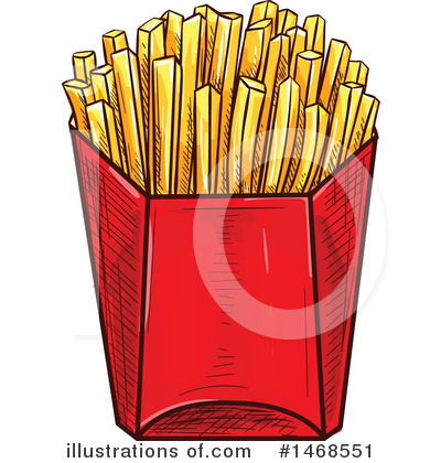 Royalty-Free (RF) French Fries Clipart Illustration by Vector Tradition SM - Stock Sample #1468551
