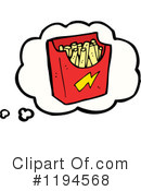 French Fry Container Clipart #1194568 by lineartestpilot