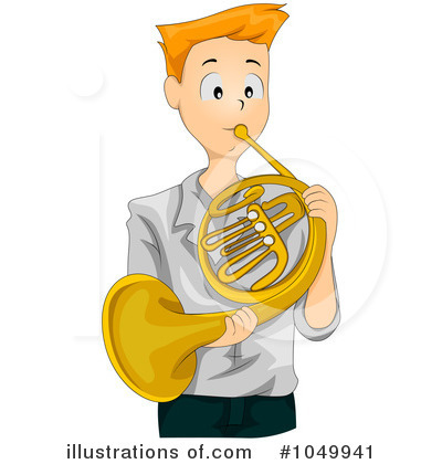 French Horn Clipart #1049941 by BNP Design Studio