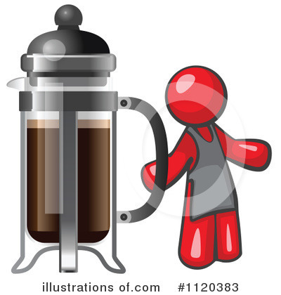 French Press Clipart #1120383 by Leo Blanchette
