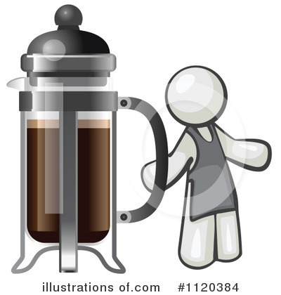 Royalty-Free (RF) French Press Clipart Illustration by Leo Blanchette - Stock Sample #1120384
