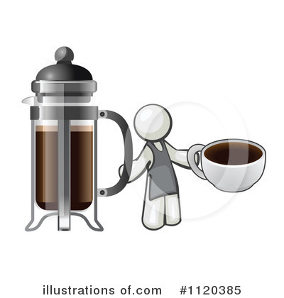 Royalty-Free (RF) French Press Clipart Illustration by Leo Blanchette - Stock Sample #1120385