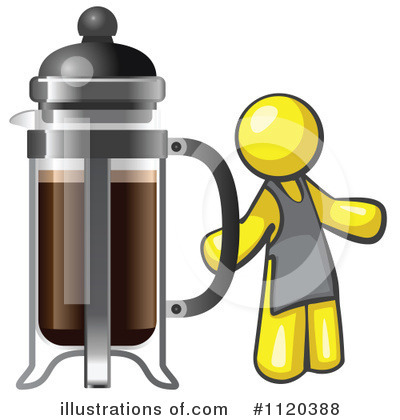 Royalty-Free (RF) French Press Clipart Illustration by Leo Blanchette - Stock Sample #1120388