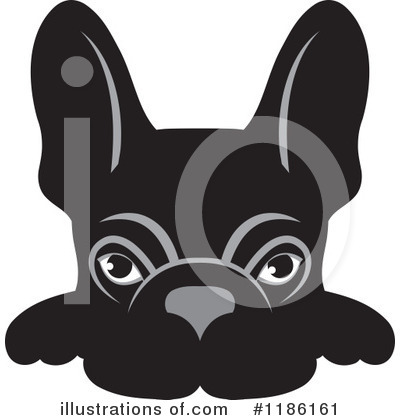 Royalty-Free (RF) Frenchie Clipart Illustration by Lal Perera - Stock Sample #1186161