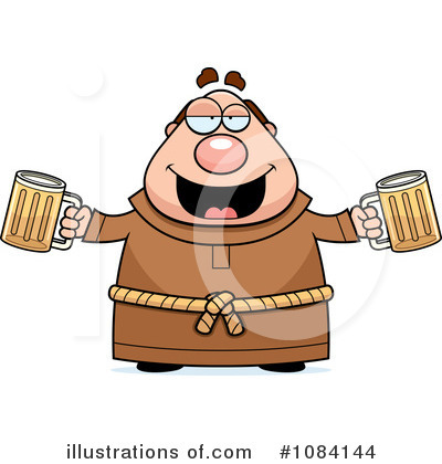 Royalty-Free (RF) Friar Clipart Illustration by Cory Thoman - Stock Sample #1084144