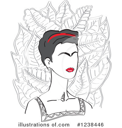 Royalty-Free (RF) Frida Clipart Illustration by David Rey - Stock Sample #1238446