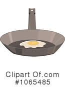 Fried Egg Clipart #1065485 by Melisende Vector