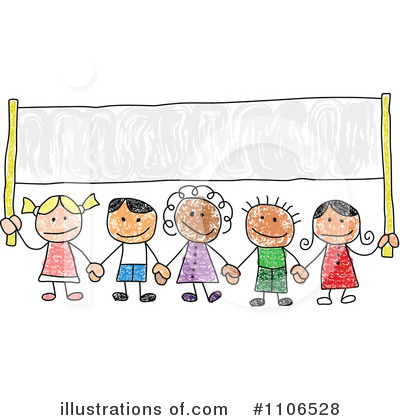 Royalty-Free (RF) Friends Clipart Illustration by C Charley-Franzwa - Stock Sample #1106528