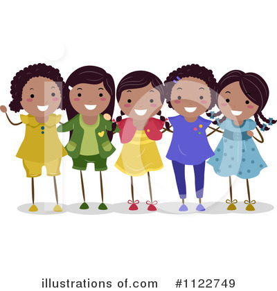Royalty-Free (RF) Friends Clipart Illustration by BNP Design Studio - Stock Sample #1122749