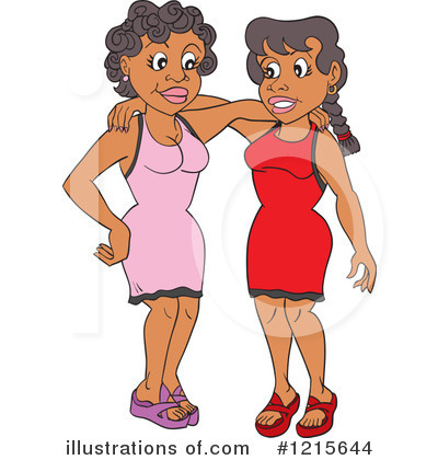 Royalty-Free (RF) Friends Clipart Illustration by LaffToon - Stock Sample #1215644