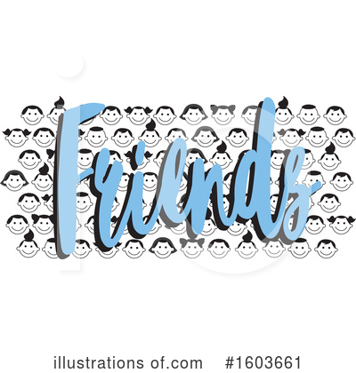 Royalty-Free (RF) Friends Clipart Illustration by Johnny Sajem - Stock Sample #1603661