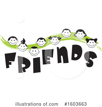 Friends Clipart #1603663 by Johnny Sajem