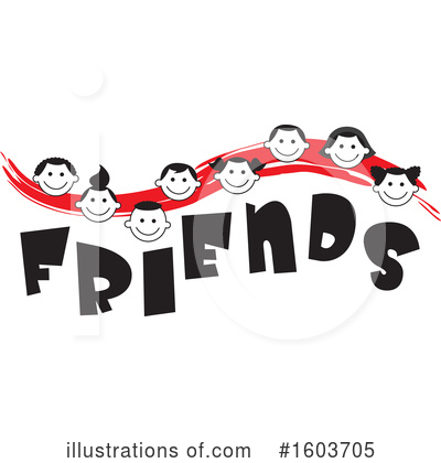 Friends Clipart #1603705 by Johnny Sajem