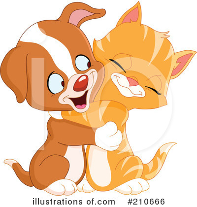 Cat And Dog Clipart #210666 by yayayoyo