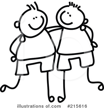 Royalty-Free (RF) Friends Clipart Illustration by Prawny - Stock Sample #215616