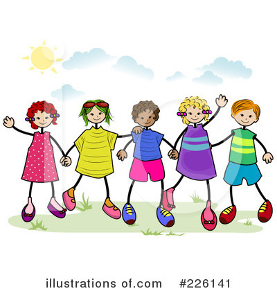 Royalty-Free (RF) Friends Clipart Illustration by BNP Design Studio - Stock Sample #226141