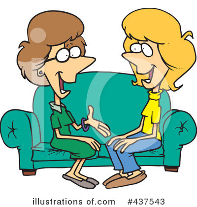 Royalty-Free (RF) Friends Clipart Illustration by toonaday - Stock Sample #437543