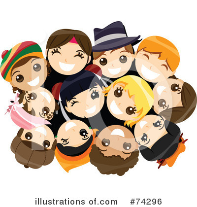 Royalty-Free (RF) Friendship Clipart Illustration by BNP Design Studio - Stock Sample #74296