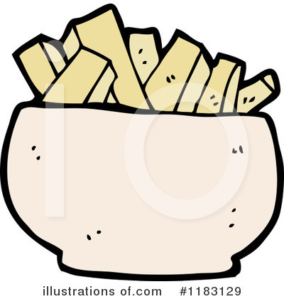 Royalty-Free (RF) Fries Clipart Illustration by lineartestpilot - Stock Sample #1183129