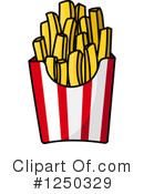 Fries Clipart #1250329 by Vector Tradition SM