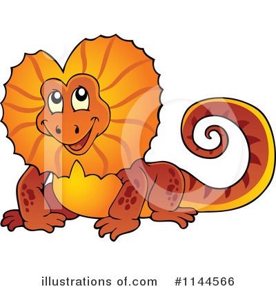 Royalty-Free (RF) Frilled Lizard Clipart Illustration by visekart - Stock Sample #1144566