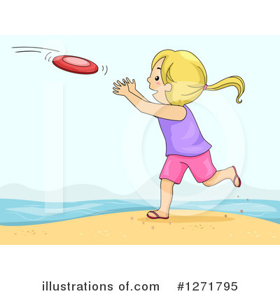 Royalty-Free (RF) Frisbee Clipart Illustration by BNP Design Studio - Stock Sample #1271795