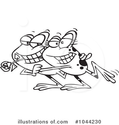 Royalty-Free (RF) Frog Clipart Illustration by toonaday - Stock Sample #1044230