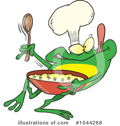 Royalty-Free (RF) Frog Clipart Illustration by toonaday - Stock Sample #1044268
