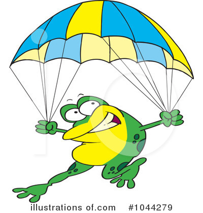 Parachute Clipart #1044279 by toonaday