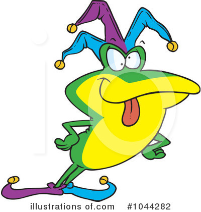 Royalty-Free (RF) Frog Clipart Illustration by toonaday - Stock Sample #1044282