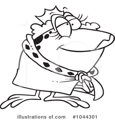 Royalty-Free (RF) Frog Clipart Illustration by toonaday - Stock Sample #1044301