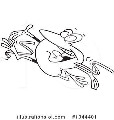 Royalty-Free (RF) Frog Clipart Illustration by toonaday - Stock Sample #1044401