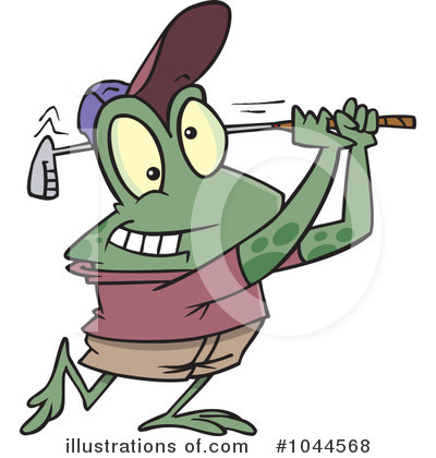 Royalty-Free (RF) Frog Clipart Illustration by toonaday - Stock Sample #1044568