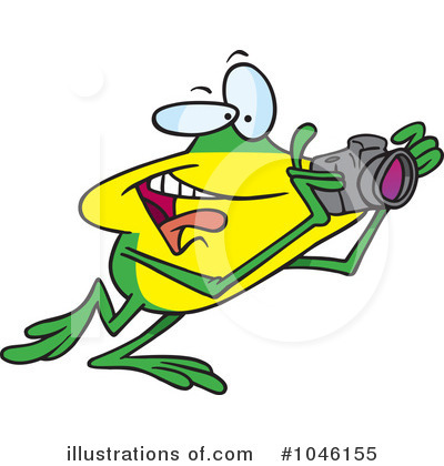 Royalty-Free (RF) Frog Clipart Illustration by toonaday - Stock Sample #1046155