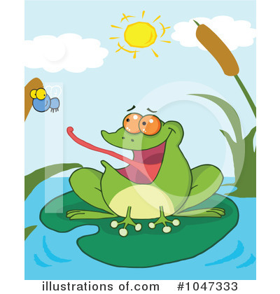 Royalty-Free (RF) Frog Clipart Illustration by Hit Toon - Stock Sample #1047333